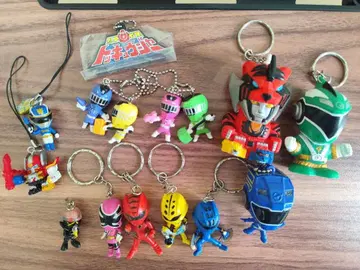 슈퍼 전대 피규어 가챠가챠 스윙 키링 토큐저