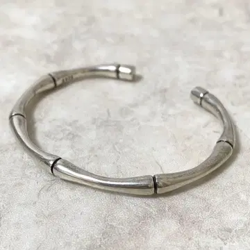 뱀부 오픈 실버925 뱅글 팔찌 실버