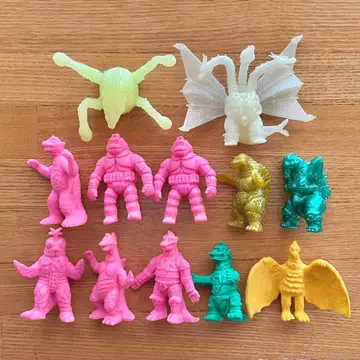 고질라 지우개 피규어 모음 GODZILLA