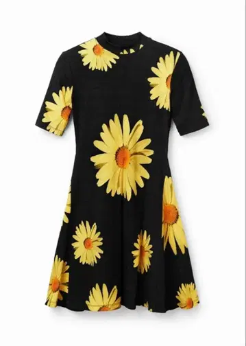 Desigual 해바라기 반팔 원피스 S