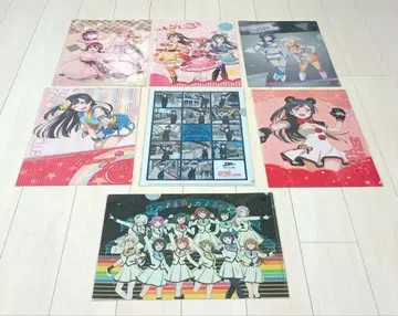 러브 라이브 니지가사키 학원 클리어 파일 7개 세트