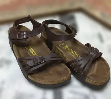 BIRKENSTOCK 발리 컴포트 샌들 브라운