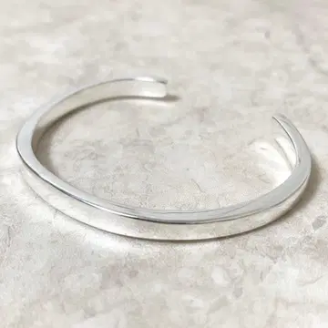 플레인 오픈 실버 925 뱅글 팔찌 실버