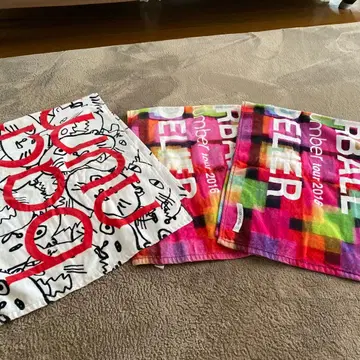 backnumber 투어 타월 3개 세트