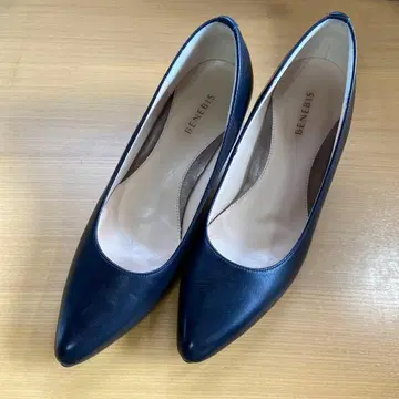 [ 관혼상제에도 ] 23.5 ( D ) 블랙 가죽 플레인 펌프스