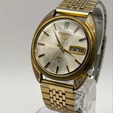 SEIKO 5 DX 6106-7000 자동 태엽 요일 날짜 작동품