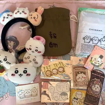 치이카와 세트 씰, 머리띠, 에코백
