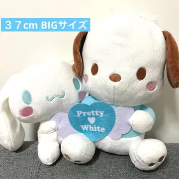 [새상품] 산리오 시나모롤 포차코 페어 봉제 인형 프리티 x 화이트