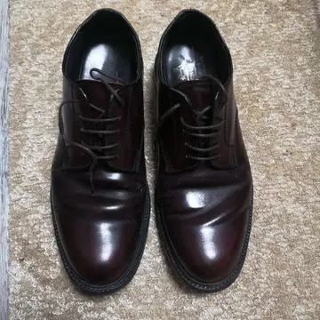 JOHNSTON&MURPHY 코도반 플레인토 US8 가죽 신발 남성용