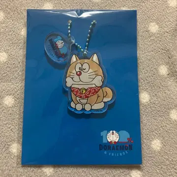 100% 도라에몽 & 프렌즈전 아크릴 2단 키링 시바견 도라에몽