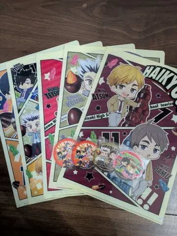 패밀리마트 x 하이큐 오리지널 클리어 파일