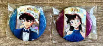 명탐정 코난전 캔뱃지 남도일(쿠도 신이치) 유미란(모리 란)