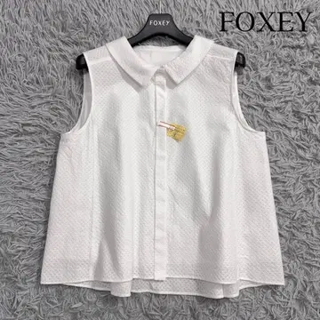 [미사용급] 2025년 폭시 베르가못 자수 블라우스 한정 컬러 42