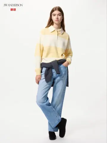 JWANDERSON UNIQLO 스트레이트 청바지 63BLUE 23