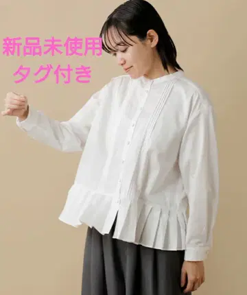 미사용 새상품 택 포함 츠무구 블라우스