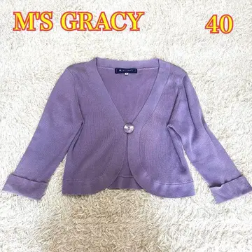[대인기 모델] M'S GRACY 가디건 볼레로 40