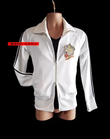 새상품급 Murder License 화이트 맨투맨 마더라이선스 저지