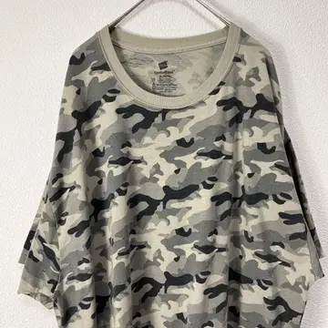 USA 구제 의류 hanes 카모플라주 T셔츠