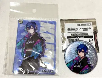 하츠네 미쿠 namco TOKYO 글리터 캔뱃지 패스 케이스 KAITO