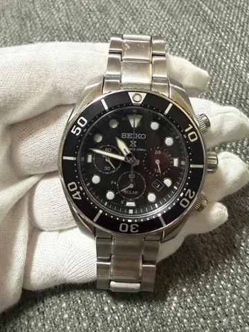 SEIKO 프로스펙스 솔라 크로노그래프 다이버 워치