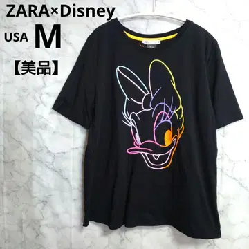 ZARA x Disney 미니 마우스 티셔츠 USAsizeM 블랙