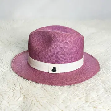 정품 파나마햇 에콰 안디노 여성용 손뜨개질 새상품급 M