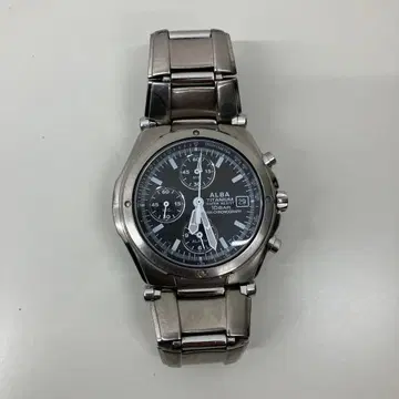 세이코 (SEIKO) 알바 (ALBA) 티타늄제 크로노그래프