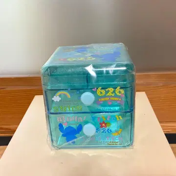 [레어] 스티치 클리어 케이스 소품함 수납 잡화 박스 Disney