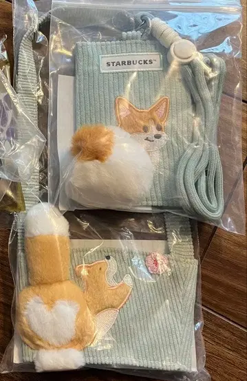 스타벅스 대만 STARBUCKS 코기 패스 케이스 드링크 홀더