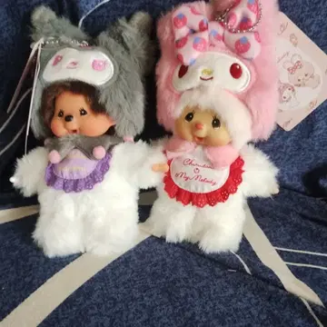 마이멜로디 봉제 인형 2개 세트 몽치치