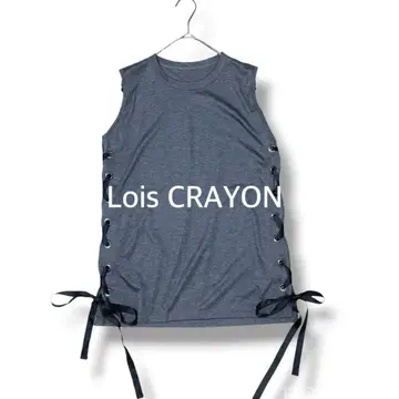 Lois CRAYON 레이스업 슬리브리스 상의