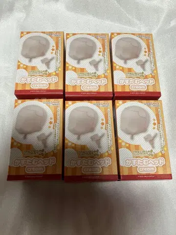 넨도로이드돌 커스텀 헤드 cream 6개 세트