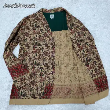 새상품급 사우스2 웨스트8 테일러드 자켓 꽃무늬 네펜데스 S
