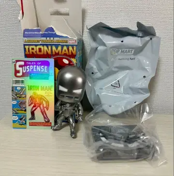 POPMART 마블 아이언맨 레트로 아머 피규어