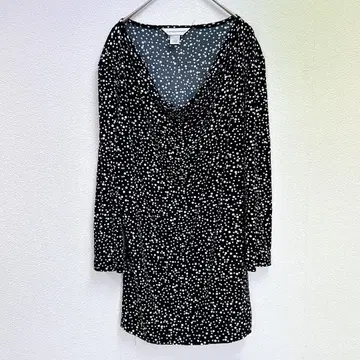 Christopher & Banks 도트 무늬 L 카울넥 튜닉