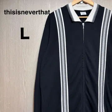 thisisneverthat 자켓 L 블랙 자수 로고