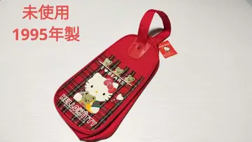헤이세이 레트로 미사용 헬로키티 신발 가방 실내화 주머니 산리오