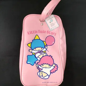 데드스탁 산리오 84년제 키키라라 실내화 주머니 리틀 트윈스타