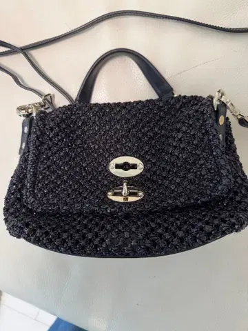 ZANELLATO 카고백 사선 크로스백 블랙