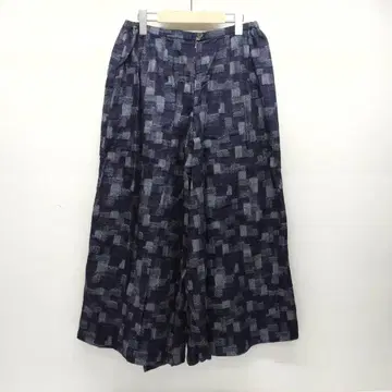 오스티아 재팬 의류 패치워크풍 팬츠 스커트 일체형 데님 M