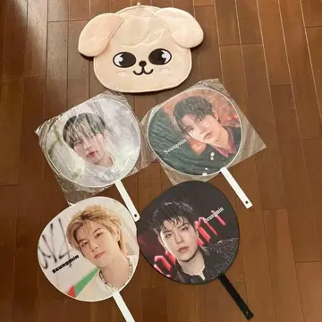 skzoo 부채 커버 서울콘, 승민 부채 4장 세트