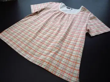 DAKS 닥스 체크 반팔 셔츠 size 44