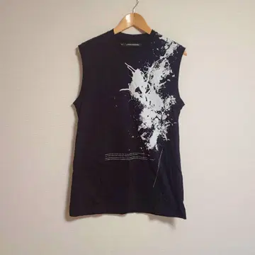 율리우스 JULIUS 코튼 SZ 저지 소재 그래픽 탱크탑 1