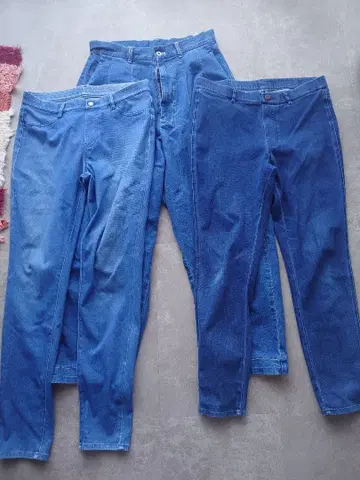 데님 팬츠 3점 Lui's 벌룬 유니클로 울트라 스트레치 레깅스