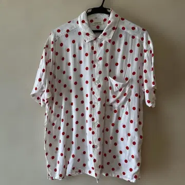 VIVA YOU 도트 알로하 반팔 셔츠