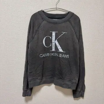 CALVIN KLEIN JEANS [ L ] CK 로고 맨투맨 트레이닝복