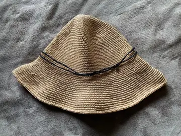 페이퍼 소재 밀짚모자 새상품급