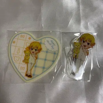 귀멸의 칼날 발렌타인 화이트데이 아크릴 스탠드 코스터 아가츠마 젠이츠