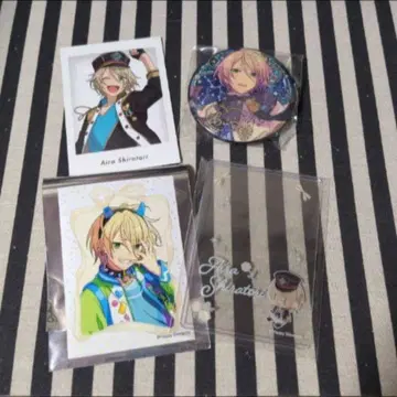 앙스타 10주년 아이라 특전 파샤츠 미니 브로마이드 경질 케이스 캔뱃지