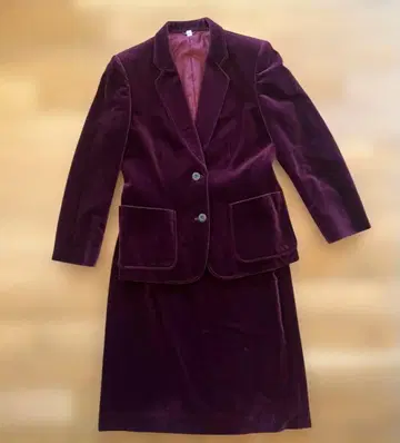 Addenda 레나운 벨로아 셋업 보르도 빈티지